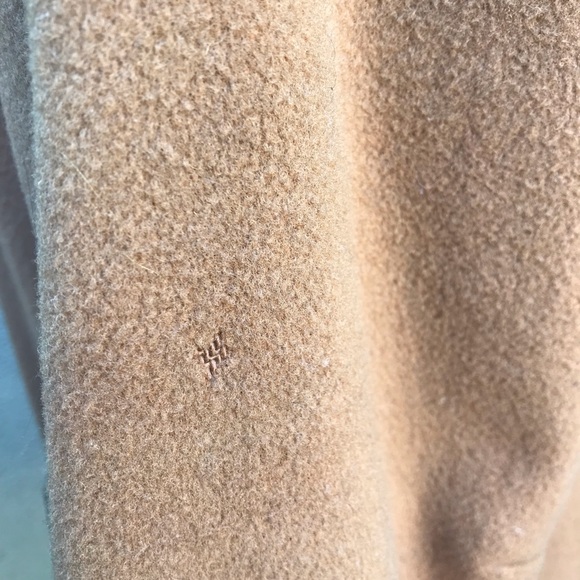 Vintage Wool Coat with Faux Leopard Trim - Picture 6 of 9